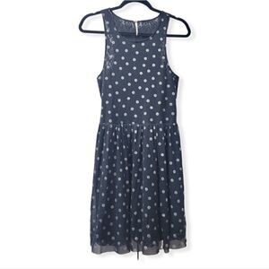 Free people reversible black and white polka dot dress